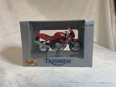 TRIUMPH SPRINT RS (Red) DIECAST MODEL SCALE 1:18 #39343 - Image 1 of 4
