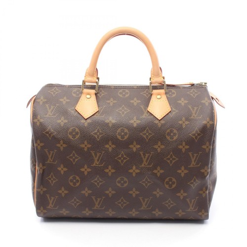 LOUIS VUITTON（LV） Borsa a mano Louis Vuitton Speedy 30 M41526 monogramma tela pelle marrone usata donna
