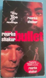 "Bullet" VHS , 1997, Mickey Rourke, Tupac Shakur Movie, Rare - Picture 1 of 4