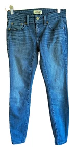 Vineyard Vines Jeans Womens 00 Blue Skinny Fit Ankle Whiskered Stretch Denim - Picture 1 of 8