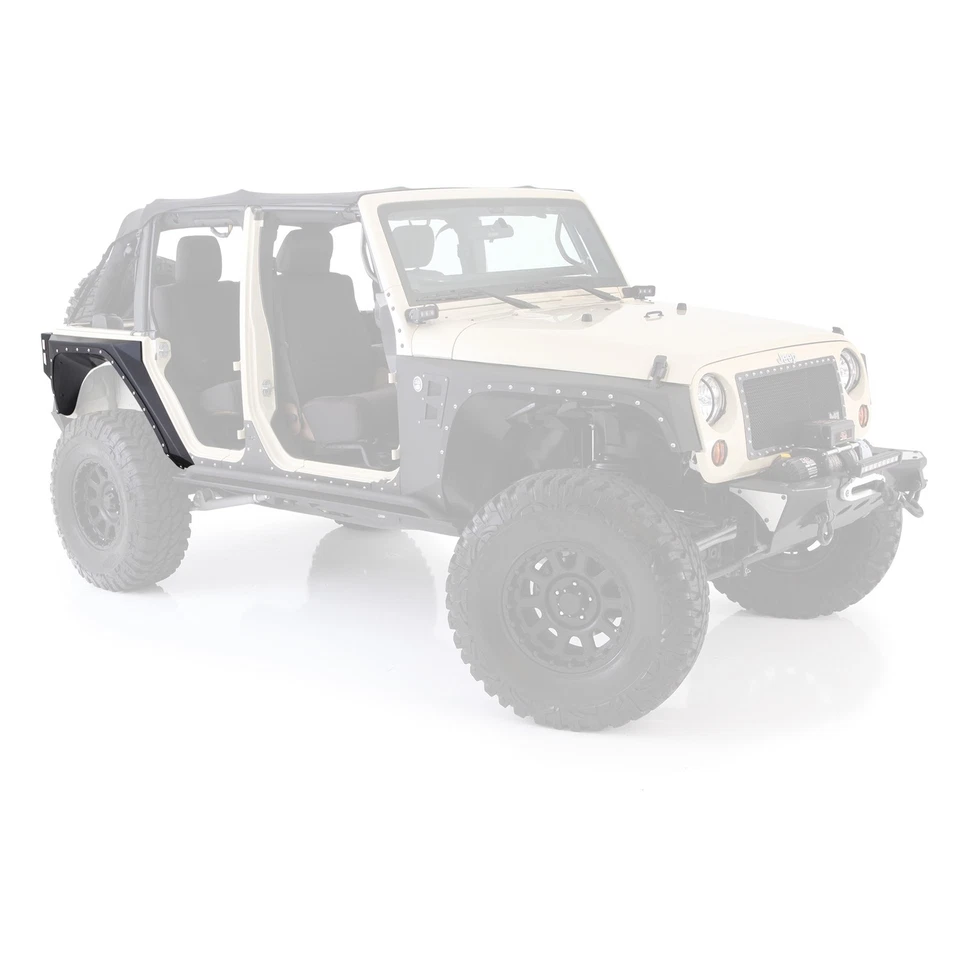 Protectores de esquina traseros Smittybilt 76882 XRC Armor negros para Jeep Wrangler JK 4 PUERTAS Foto 1 de 1