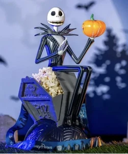 Cubo de palomitas de maíz Jack Skellington NBC de Halloween de Disney Parks Disneyland iluminado - Imagen 1 de 1