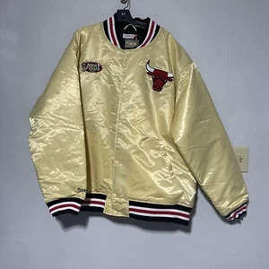 Mitchell & Ness NBA Chicago Bulls 1998 Finals Championship Satin Jacket 3XLB New - Picture 1 of 7