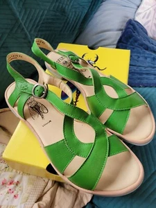 Damen Cula008fly Fly London Sandalen Grün Lime Green , EU 41 / UK 8 , NEU Leder - Bild 1 von 8