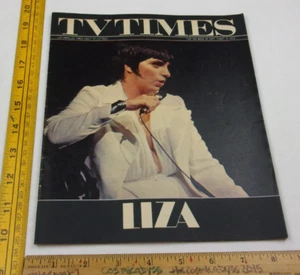 Guía de horarios de TV local Liza Minnelli 1972 revista Davy Crocket Jerry Lewis - Imagen 1 de 7