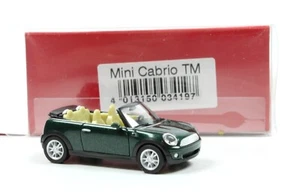 H0 Herpa 034197 Mini Cooper Cabrio aperto verde confezione originale - Foto 1 di 3