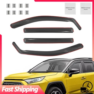 Fit For 2019 2020-2025 19 Toyota RAV4 Rain Guards Vent Visors Shade SHATTERPROOF - Foto 1 di 24
