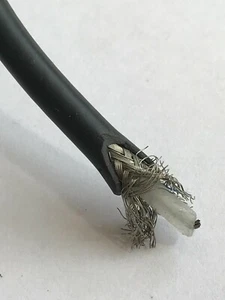 RG58CU coaxial cable 1 core 1 metre £1.75 W2 - Picture 1 of 1