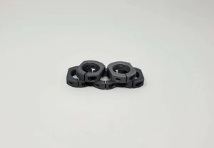 (5) Lee/RCBS/Hornady/Redding Plastic Reloading Die Nuts/Rings Silver with Screw - Picture 1 of 4