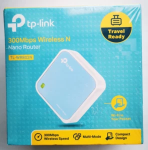 tp.link TL-WR802N (EU) Ver. 4.0 300Mbps Wireless N Nano Router NEU /OVP - Bild 1 von 2
