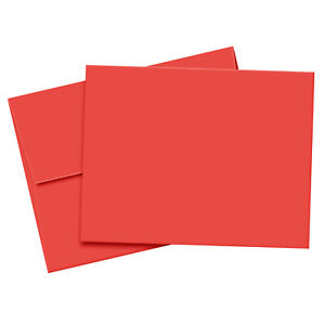 Blank Color (5" x 7") Note Cards and A7 Envelopes - Uncoated - 40 Per Pack