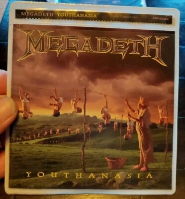 MEGADETH- Youthanasia CD (1994 CAPIOL RECORDS) Pre-owned Used Thrash Metal Heavy - Image 1 of 2