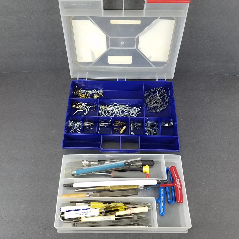 Akro-Mils SingleBox 16 Utility Storage Organizer Lot of Tools Picture Hanging - Image 1 of 4