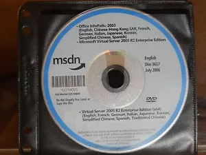 MICROSOFT MSDN DISC 3617 JULI 2006 - ENGLISCH BÜRO INFOPATH 2003 - Bild 1 von 6