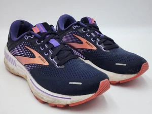 Brooks Womens Adrenaline GTS 22 1203531B080 Black Running Shoes Sneakers Sz 8.5 - Picture 1 of 10