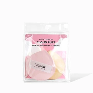 NICKA K AIR CUHION CLOUD PUFF HÚMEDO Y SECO/ULTRA SUAVE/LIBRE DE LÁTEX #TSAC04 - Imagen 1 de 2