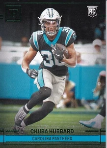 2021 Panini Chronicles - Panini Green #PA-19 Chuba Hubbard (RC) - Panthers - Picture 1 of 2