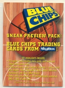 NBA - BASKETBALL CARD - OFFER CARD - BLUE CHIPS - 1994 - SKYBOX - Picture 1 of 2