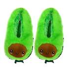 Ooohgeez Kid's Fuzzy Cute Slippers, Non-Slip House Shoes, Avocuddle, Size 1-4