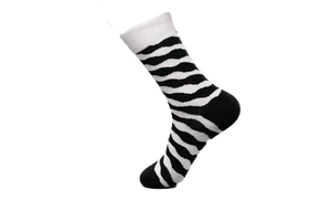 Adults -Diagonal Striped Pattern Luxury Cotton Socks - Picture 1 of 3