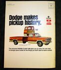 Dodge Adventurer Chrysler Corp. Magazine 1972 Club Cab Pickup Hamtramck Update