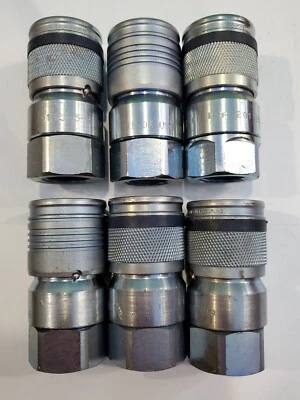 6 DIXON 5HTF6  201525-5-6   5/8" X 1"-12 THREADED  COUPLER LOT - Image 1 of 2