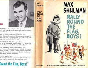 Rally Round The Flag Boys! by Max Shulman (1957 Hardcover in DJ) Book club edit - Picture 1 of 3
