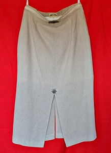 SKIRT VINTAGE MARIKA OKTOBERFEST DIRNDL TYROL LINEN BLEND IVORY WOMEN:US16/EU44 - Picture 1 of 7