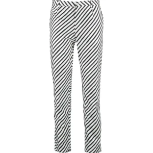 DOLCE & GABBANA Striped Cotton Trousers - Black & White -UK 44/ IT 54/JP XXL - Picture 1 of 9