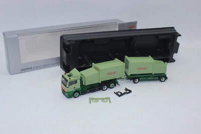 Herpa 956956 MAN TGS TN refuse press container truck Geiger 1:87 H0 new OVP - Image 1 of 4