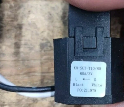(4) Sensor de corriente de núcleo dividido XH-SCT-T10/80 10 MM XH-SCT-T10 80A 3,0 VAC con cables Foto 1 de 4