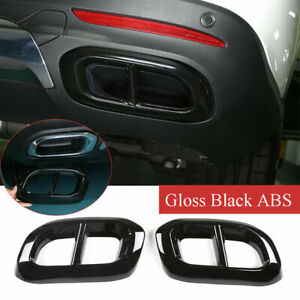 Exhaust Muffler Tail Pipe Trim For Mercedes Benz GLC GLE GLS X253 W167【2020】ABS