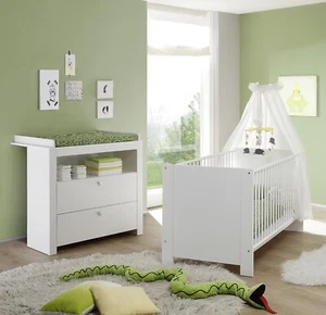 trendteam 3-teiliges Babyzimmer weiß - Kinderzimmer / Babyzimmer - Olivia - Bild 1 von 5