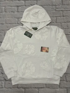 Denim Tears White Authentic Cotton Wreath Hoodie - Different Sizes Available - Picture 1 of 5