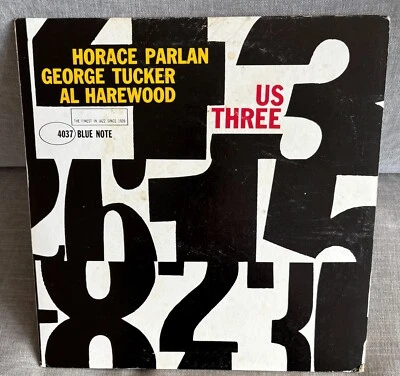 HORACE PARLAN - Us Three ~ BLUE NOTE 84037 (french) w/Tucker, Al Harewood -RARE - Image 1 of 4