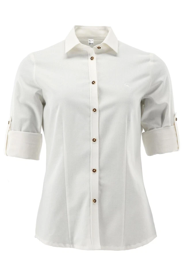 OS Trachten Langarm Trachtenbluse mit Haifischkragen Ximora - Bild 1 von 1