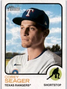 COREY SEAGER 2022 Topps Heritage High Numbers #609 Rangers - Picture 1 of 2