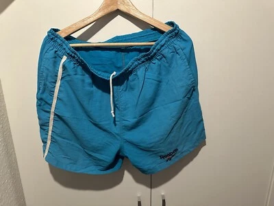 Pantalones Cortos Reebok Retro Vintage Talla L Años 90 Pantalones Deportivos Natación Foto 1 de 4