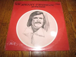 JOHNNY PAYCHECK - AT HIS BEST - SEALED POWER PAK RECORDS PO-284 LP - Picture 1 of 2