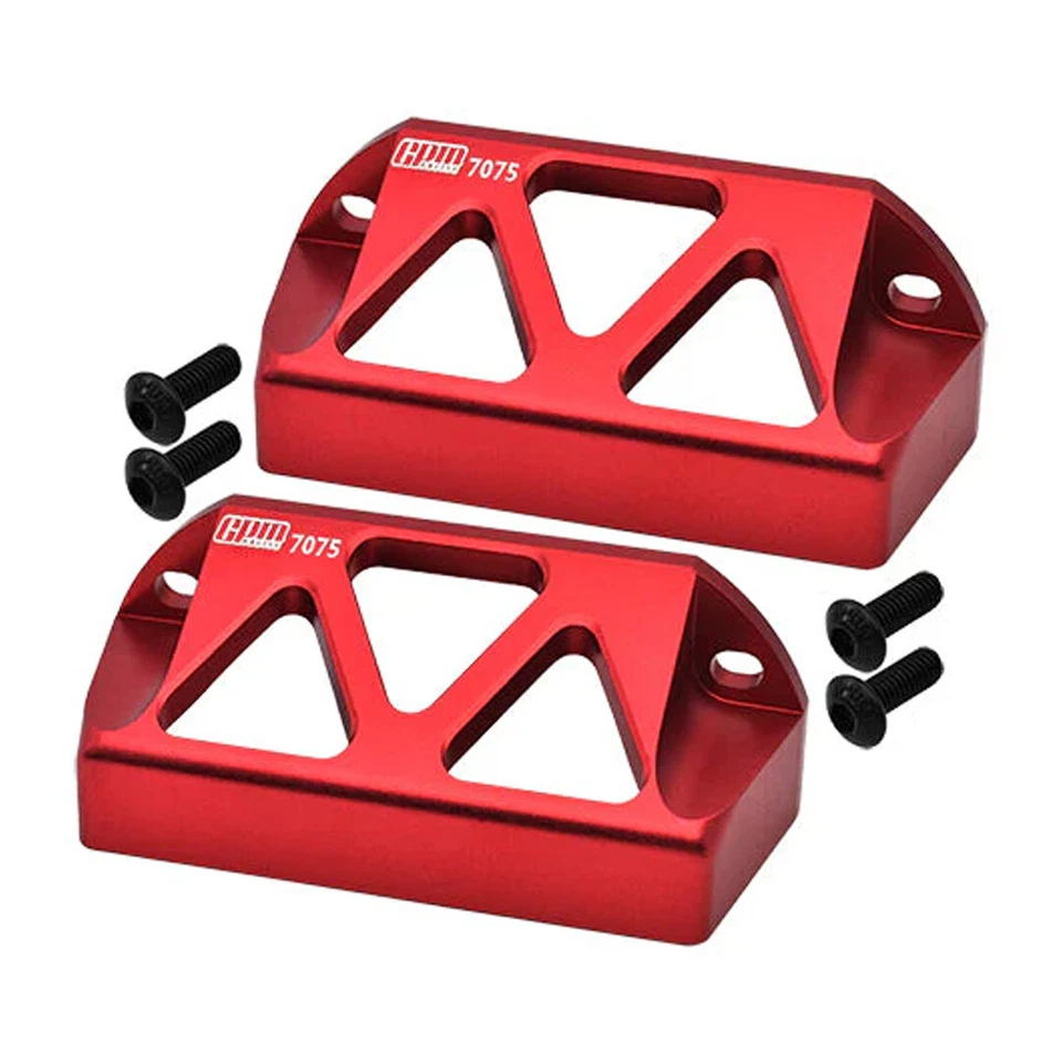 GPM Racing Aluminum 7075 Guards Steering Servo Red for Traxxas 1:10 E-Revo - Image 1 of 1