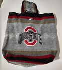 Pre Owned Red/Gray Ohio State Buckeyes Knit Knapsack Backpack Book Bag Rucksack 