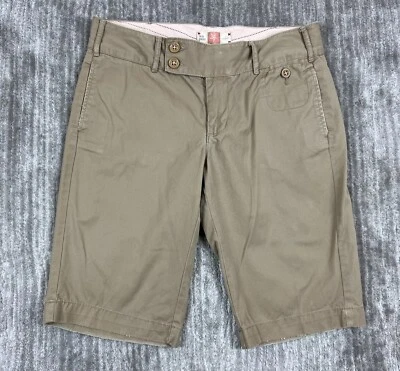 Pantalones Cortos Old Navy Para Mujer 6 Marrón Caqui Bermudas Cintura Baja 100% Algodón Foto 1 de 4