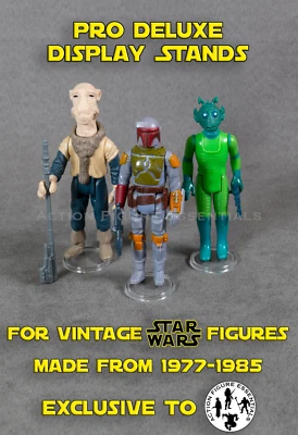 PRO DX Star Wars Figurenständer Pro Deluxe Serie DX für 1977-1985 Vintage Figuren