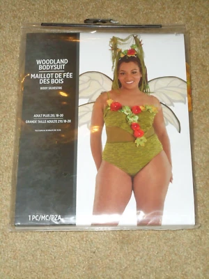 Disfraz, Mujer, Body Suit Bosque, Adulto 2XL 18-20, NUEVO EN PAQUETE Foto 1 de 4