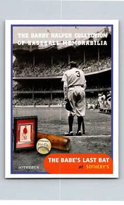 1999 Sotheby's Halper Auction #2 Babe Ruth/Last Bat (ref 193747) - Picture 1 of 2