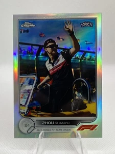 2022 Topps Chrome Formula 1 - [Base] - Refractor #66 F1 Racers - Zhou Guanyu RC - Bild 1 von 2