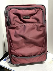 Briggs & Riley Travelware Wheeled 21” TD-U521X-12Expandable Suitcase Burgundy - Picture 1 of 18