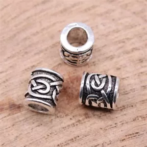 100 piezas espaciadoras sueltas de plata tibetana 9X8X8MM hágalo usted mismo para hacer joyas C14807 - Imagen 1 de 3