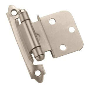 PAAR AMEROCK Stahl 3/8" Einsatzschrank Schrank Türscharnier Satin Nickel CM7128G10 - Bild 1 von 2