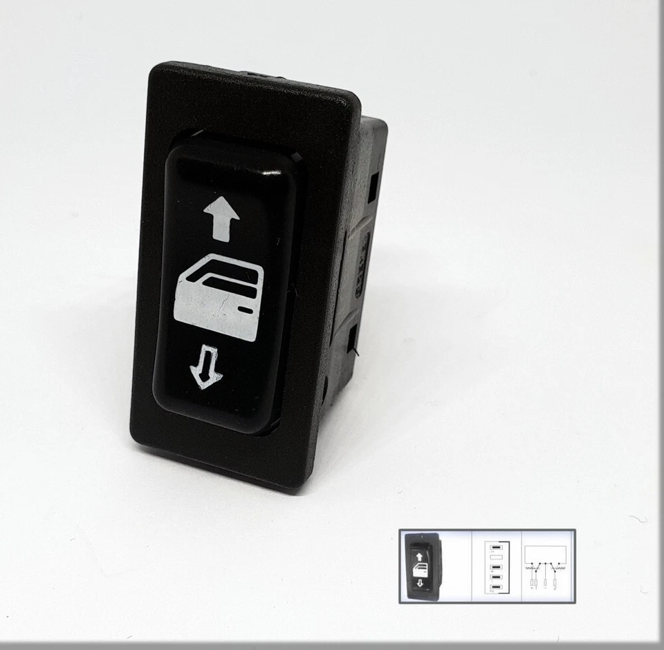 MASERATI BITURBO / SHAMAL - Window control switch 323350150 - Imagem 1 de 1